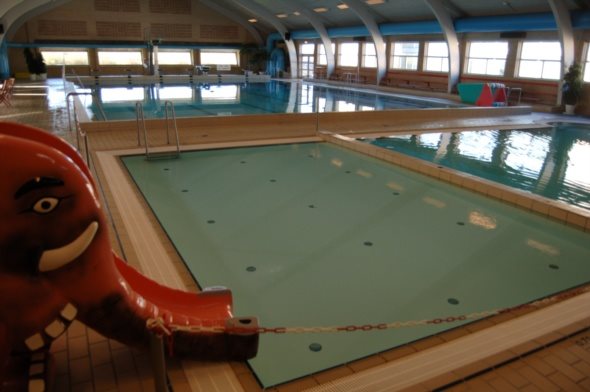 Det lille bassin i svømmehallen